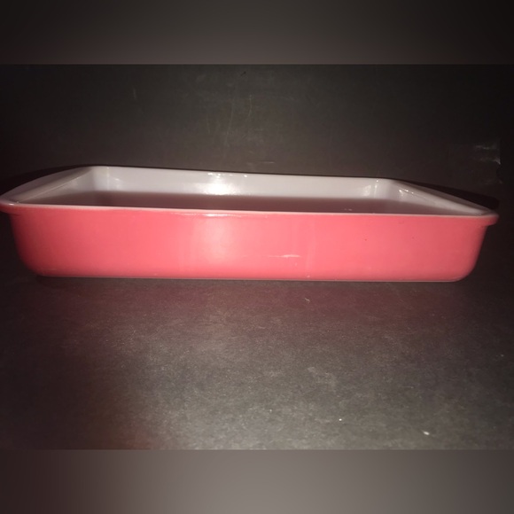 Vintage Pyrex #232 2qt. Lasagna Pan Casserole Dish Dessert Baking Flamingo Pink - Picture 14 of 16